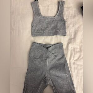 Year of Ours Heather Gray Workout Set